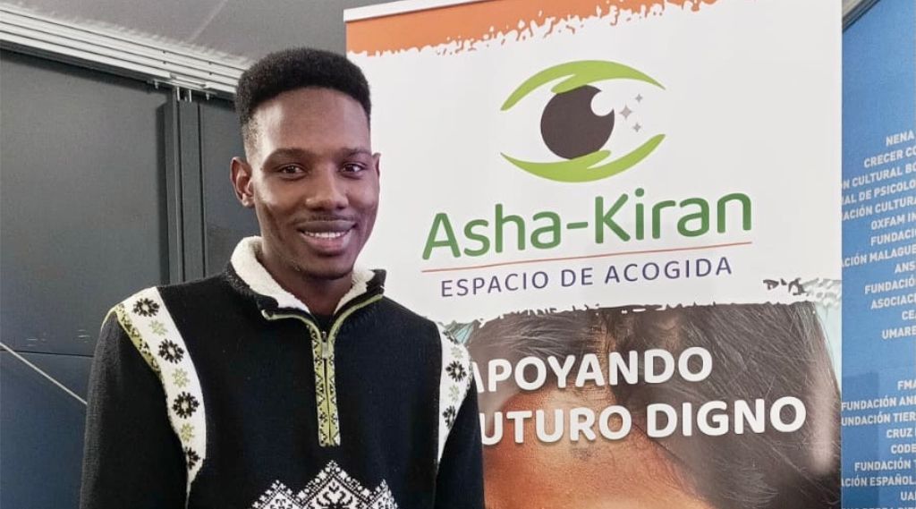 Asha-Kiran - Imagen de Amadou para la sección de testimonio en el festival de cine de Málag